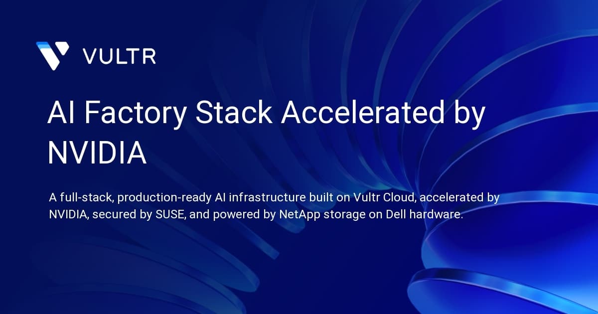 AI Factory Stack Accelerated by NVIDIA