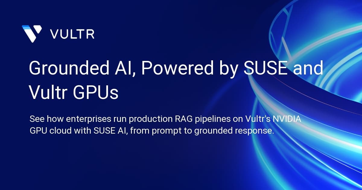 SUSE AI On Vultr Cloud GPU
