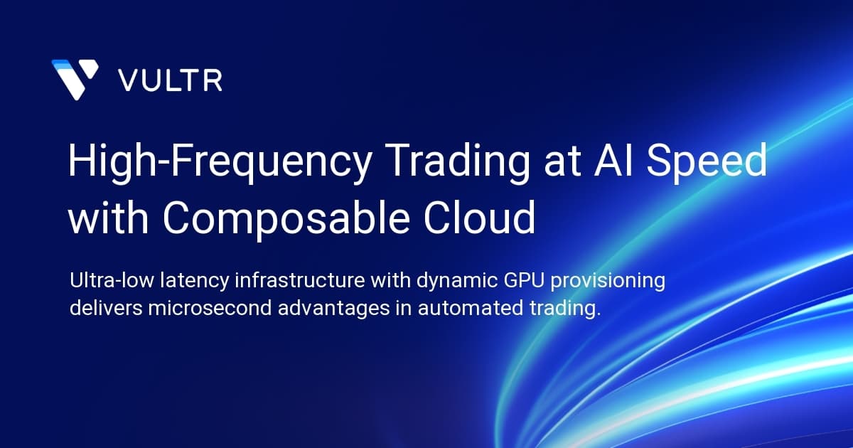 High-Frequency Trading at AI Speed with Composable Cloud