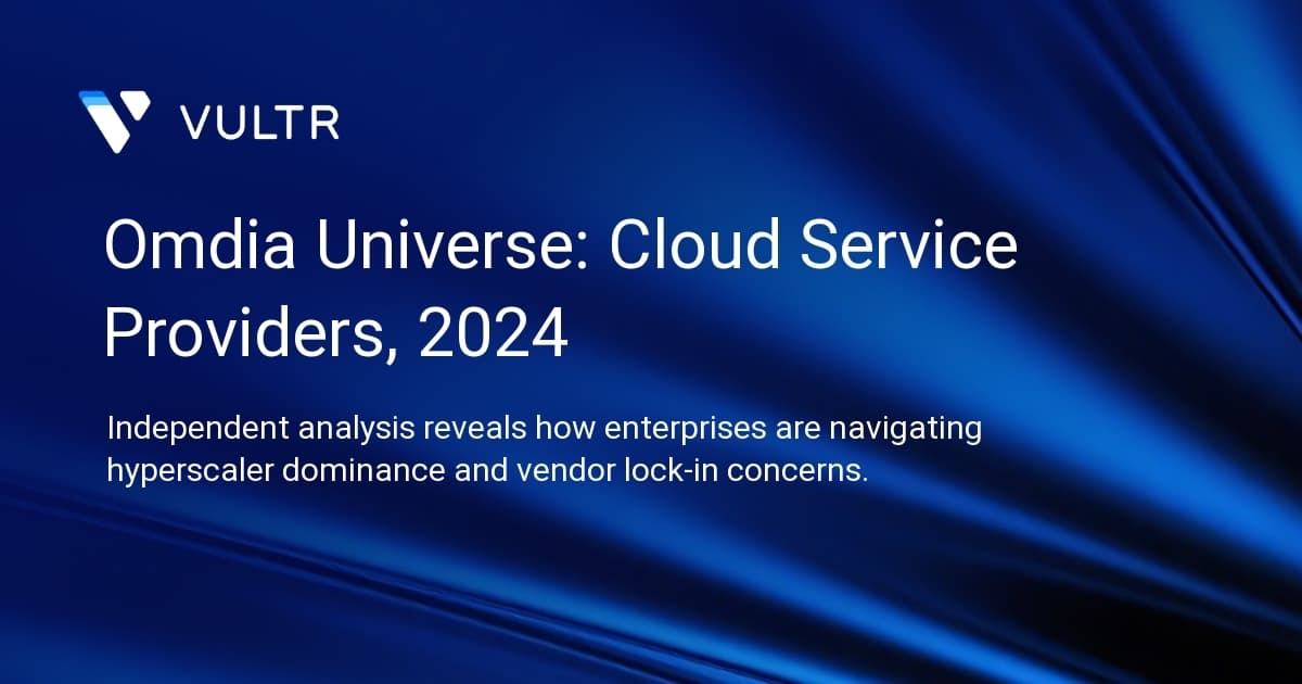 Omdia Universe: Cloud Service Providers, 2024