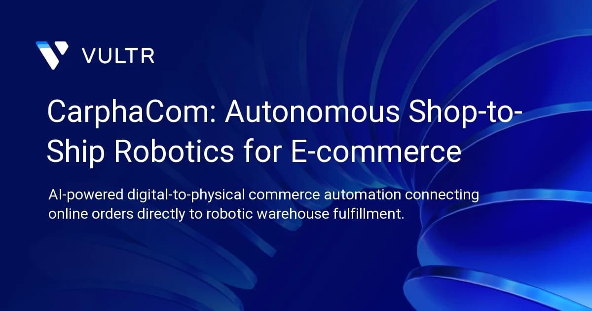 CarphaCom: Autonomous Shop-to-Ship Robotics for E-commerce