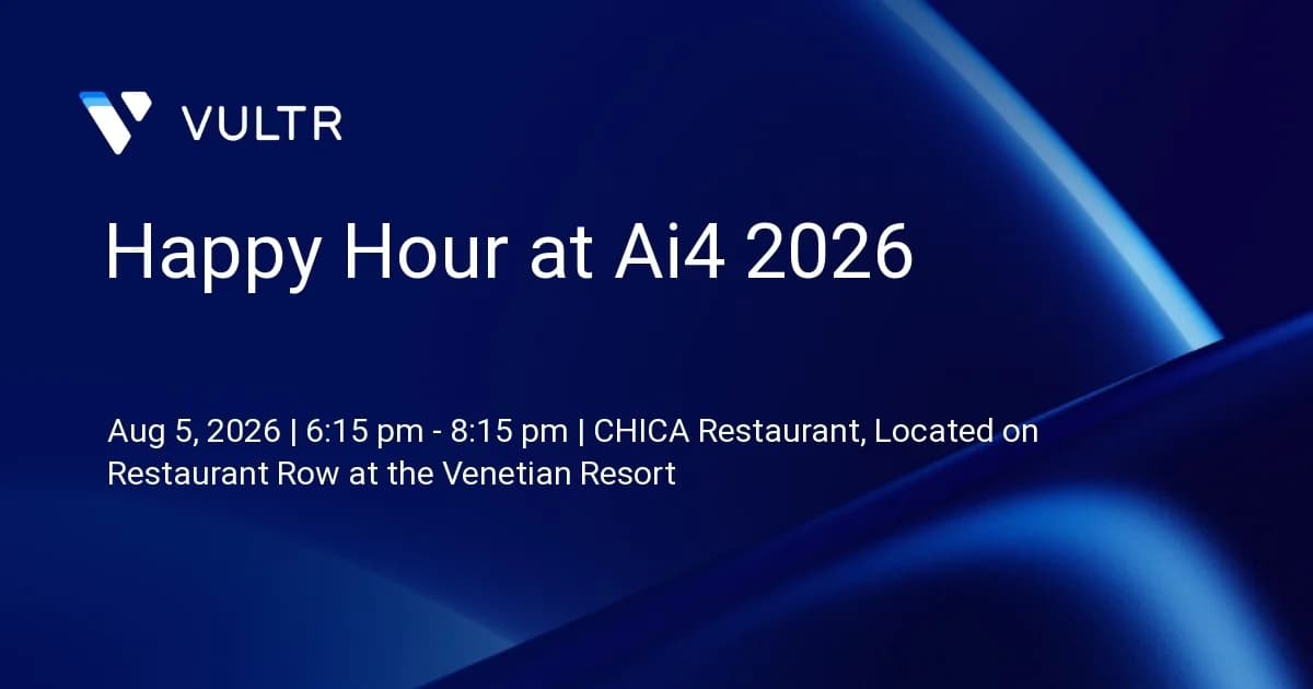 Happy Hour at Ai4 2026