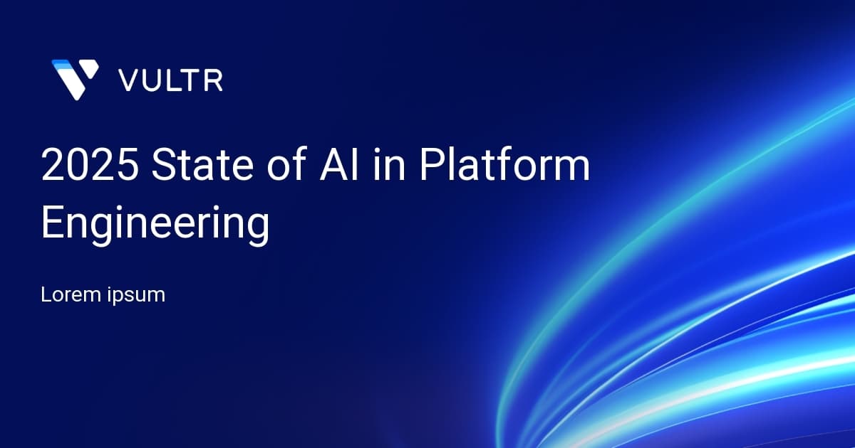 2025 State of AI in Platform Engineering